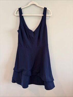 B. Darlin Navy  Tiered  Dress
